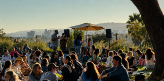 Barnsdall Fridays Wine Nights crowd
