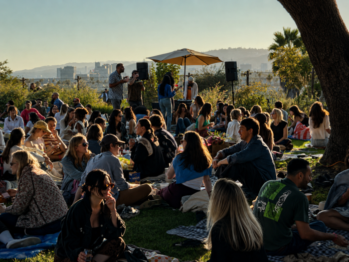 Barnsdall Fridays Wine Nights crowd