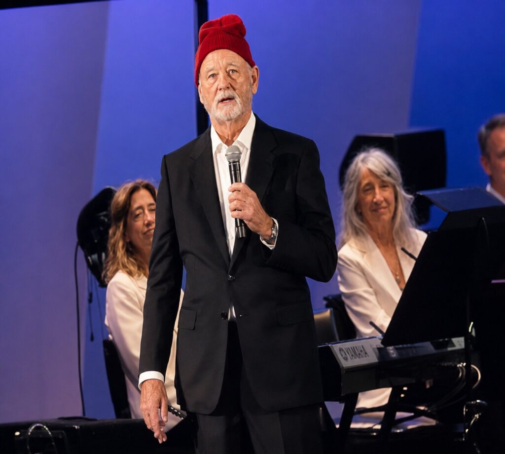 Bill Murray hosted Music from Wes Anderson Movies at the Hollywood Bowl