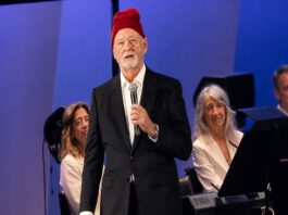 Bill Murray was the night's host for Wes Anderson at the Hollywood Bowl