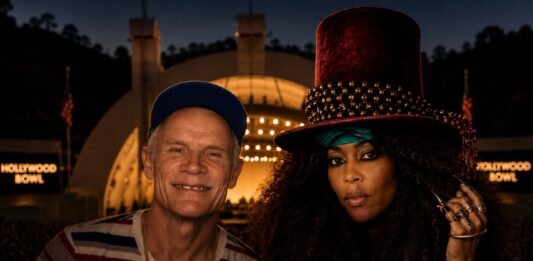 Flea Joins Erykah Badu in the Unlikeliest Hollywood Bowl Night