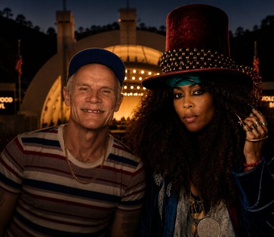 Flea Joins Erykah Badu in the More Memorable Hollywood Bowl Night for Lauren Halsey Flea Joins Erykah Badu in the Unlikeliest Hollywood Bowl Night