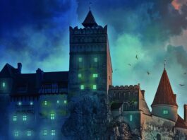 Flying Fish Turns Dracula's Castle Into Halloween Party